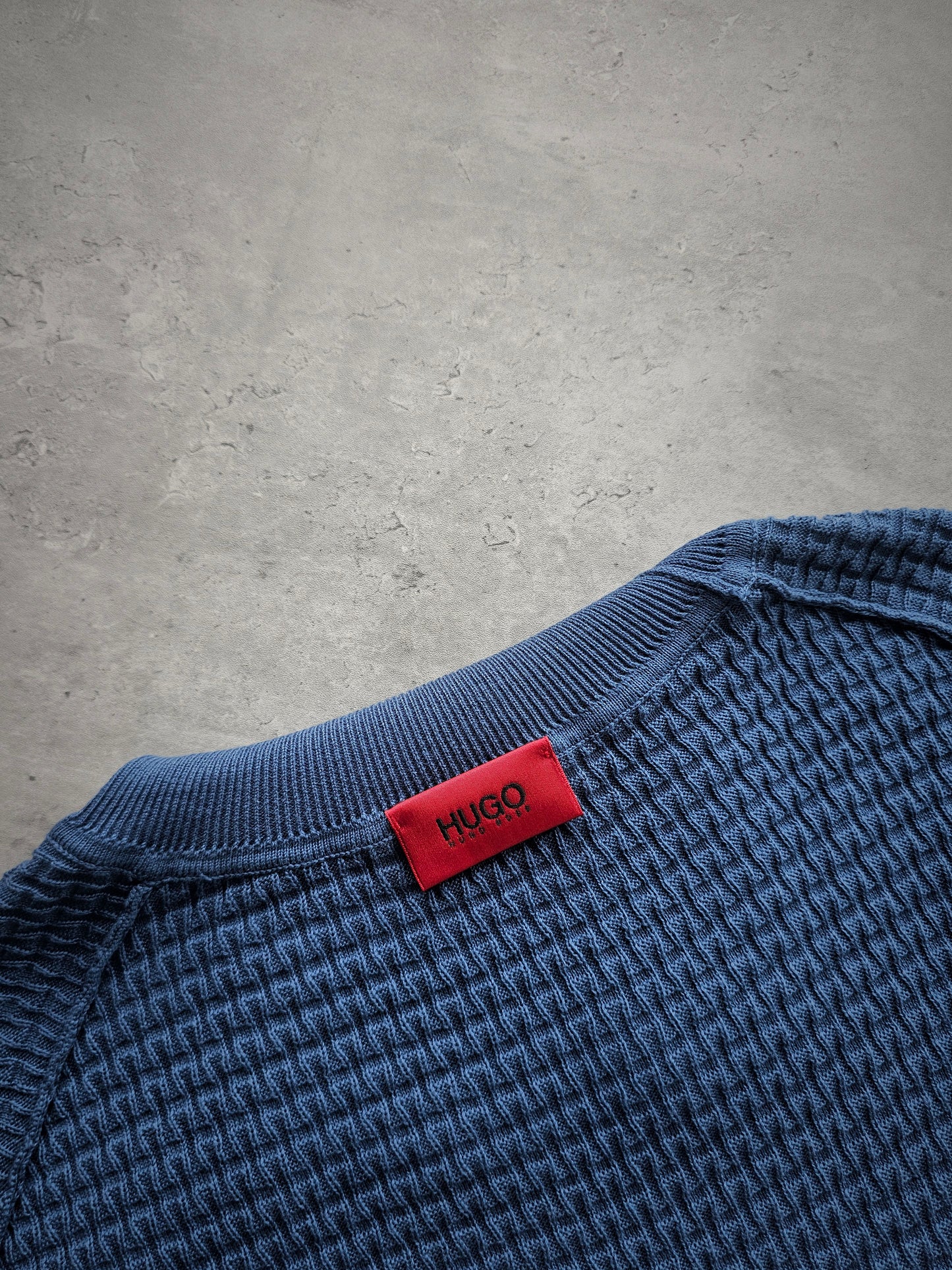 HUGO BOSS Textured Turtleneck Sweater