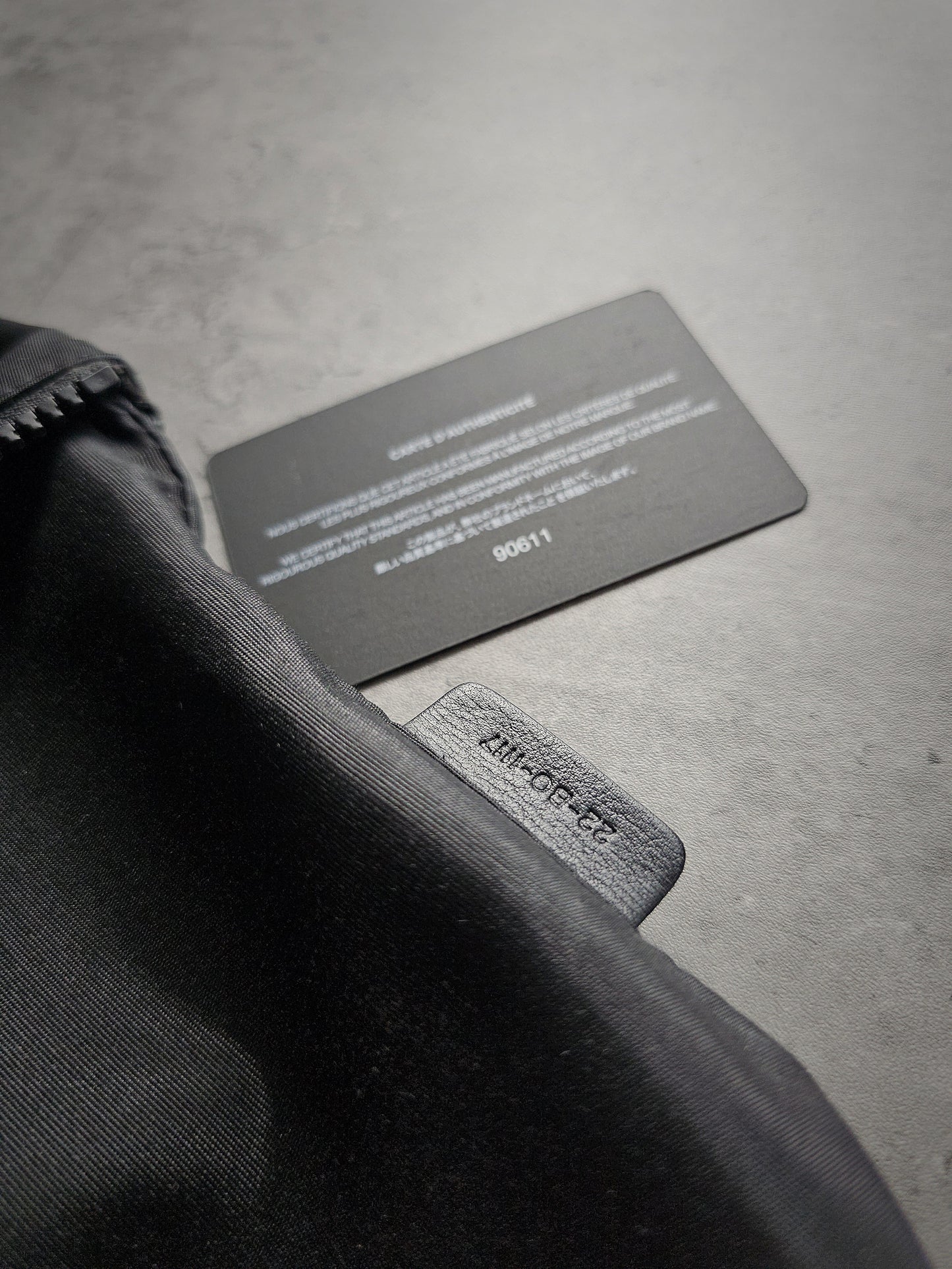 DIOR HOMME Rare Francois Bard Documents Zipped Pouch