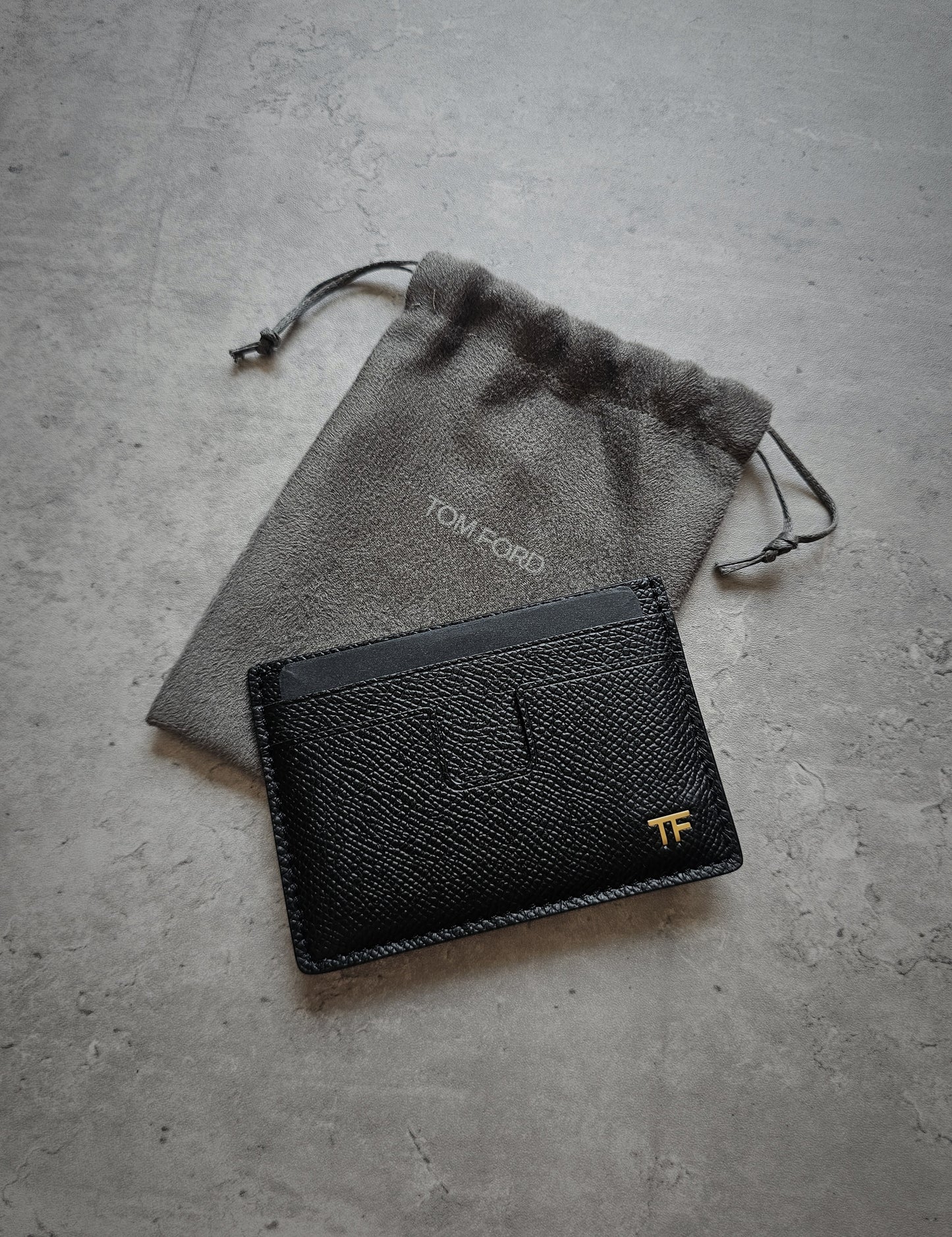 TOM FORD T-Line TF Leather Card Holder