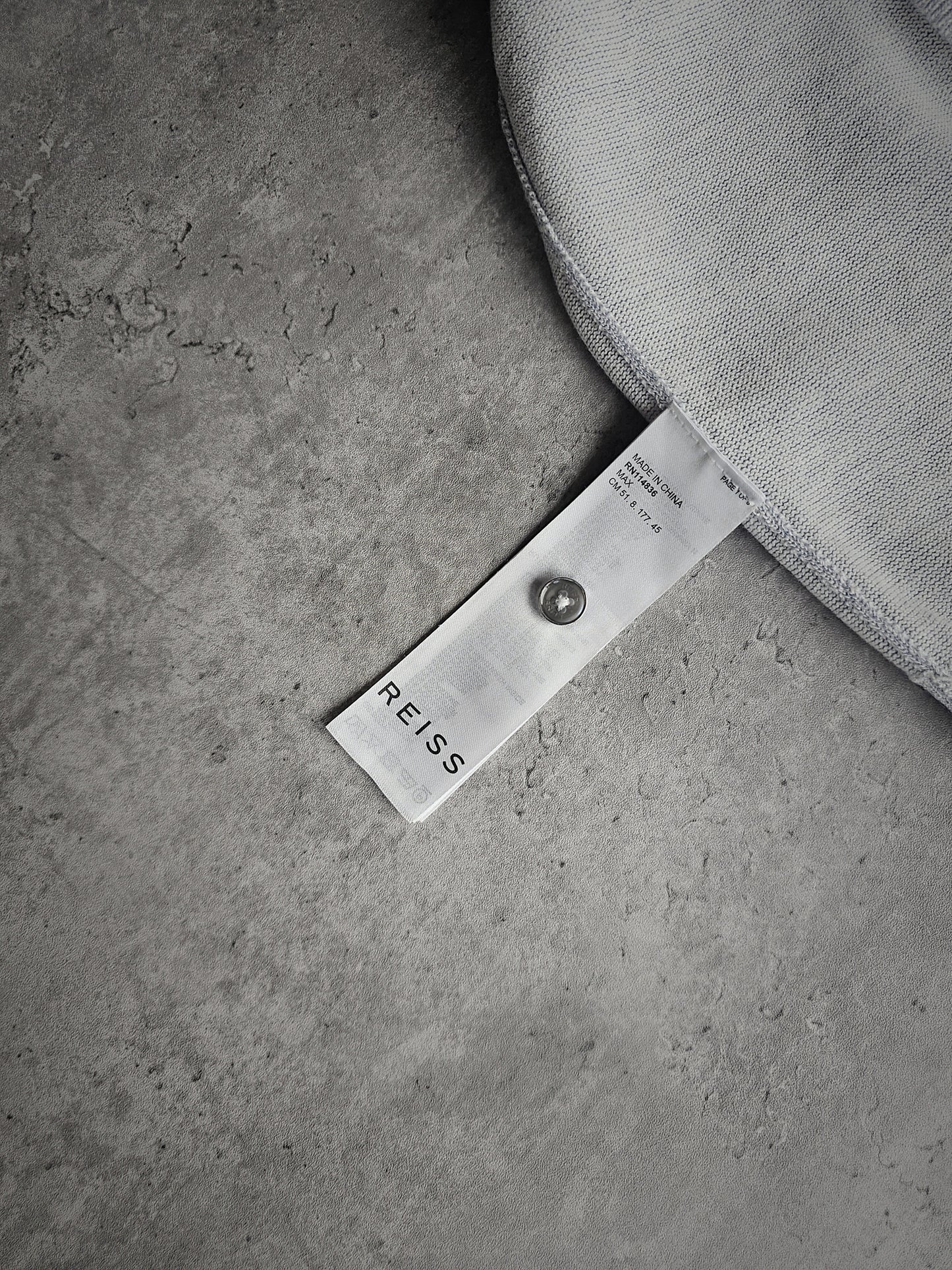 REISS Earlsfield Edition Long Sleeve Knitted Polo