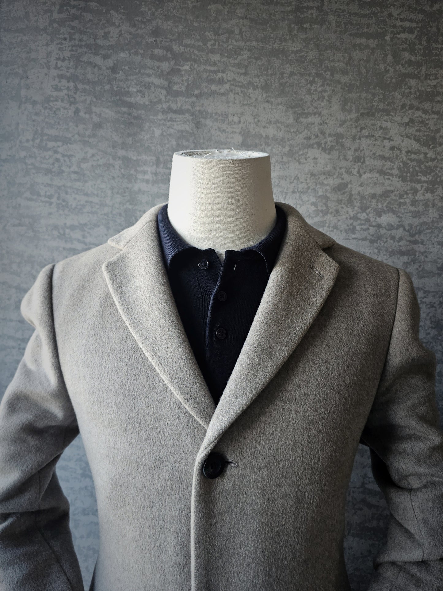 REISS Gable Wool Blend Epson Overcoat