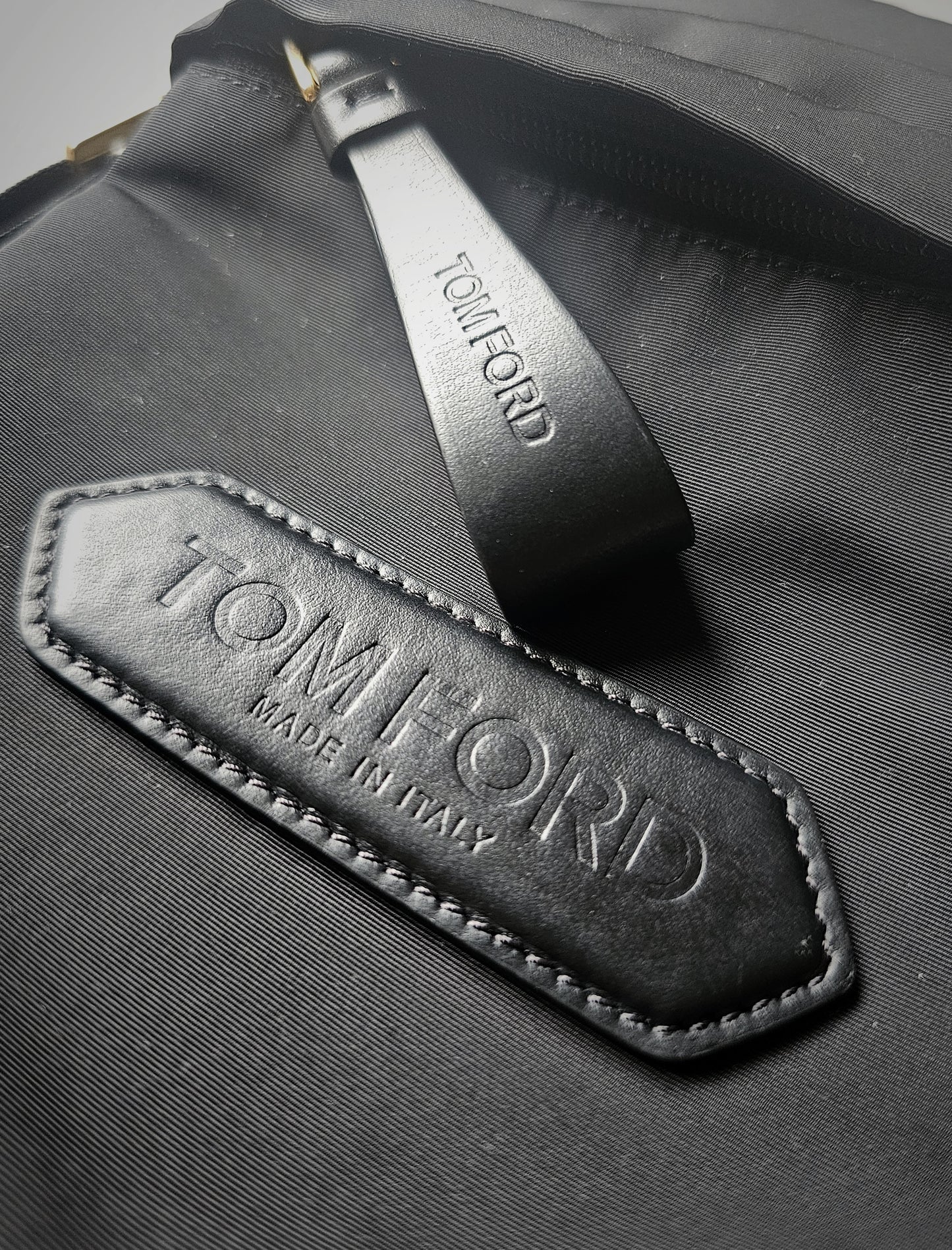 TOM FORD Recycled Embossed Mini-Messenger Bag