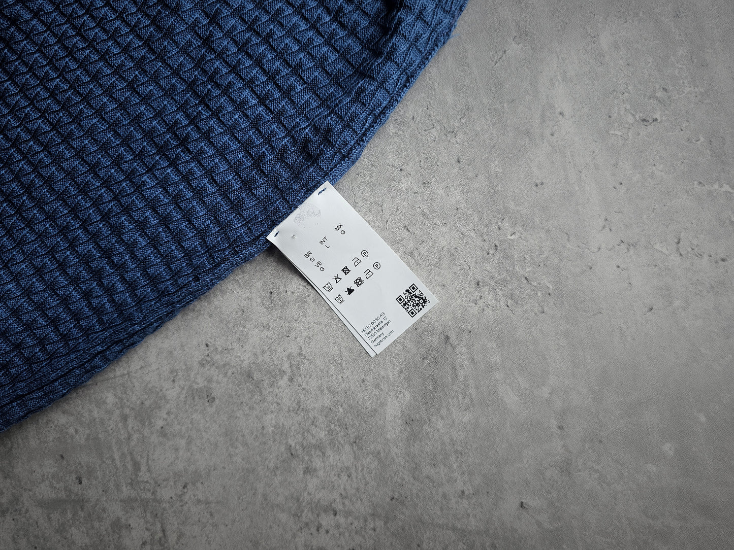 HUGO BOSS Textured Turtleneck Sweater