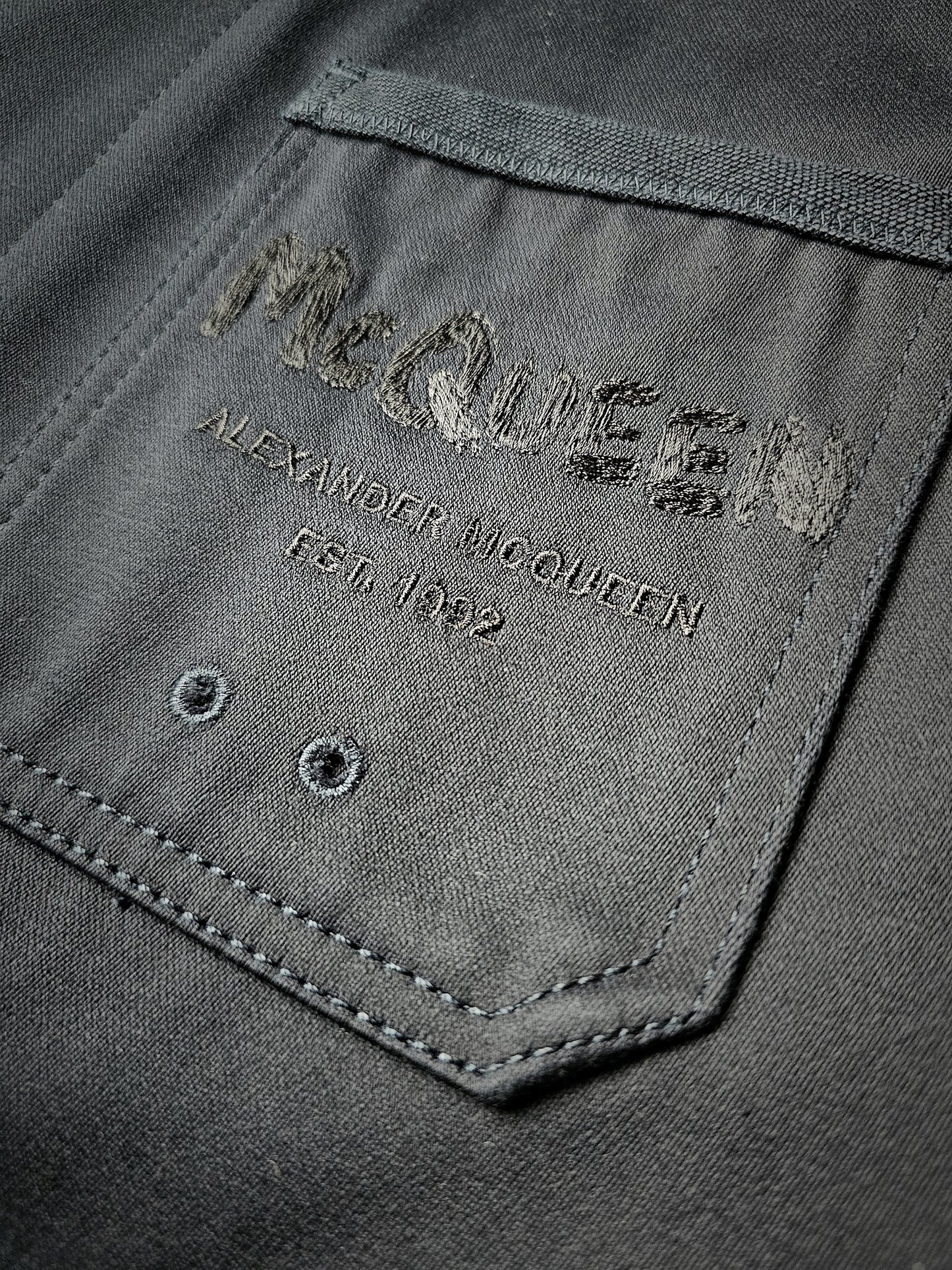 ALEXANDER MCQUEEN Logo Detailed Buttoned Jacket