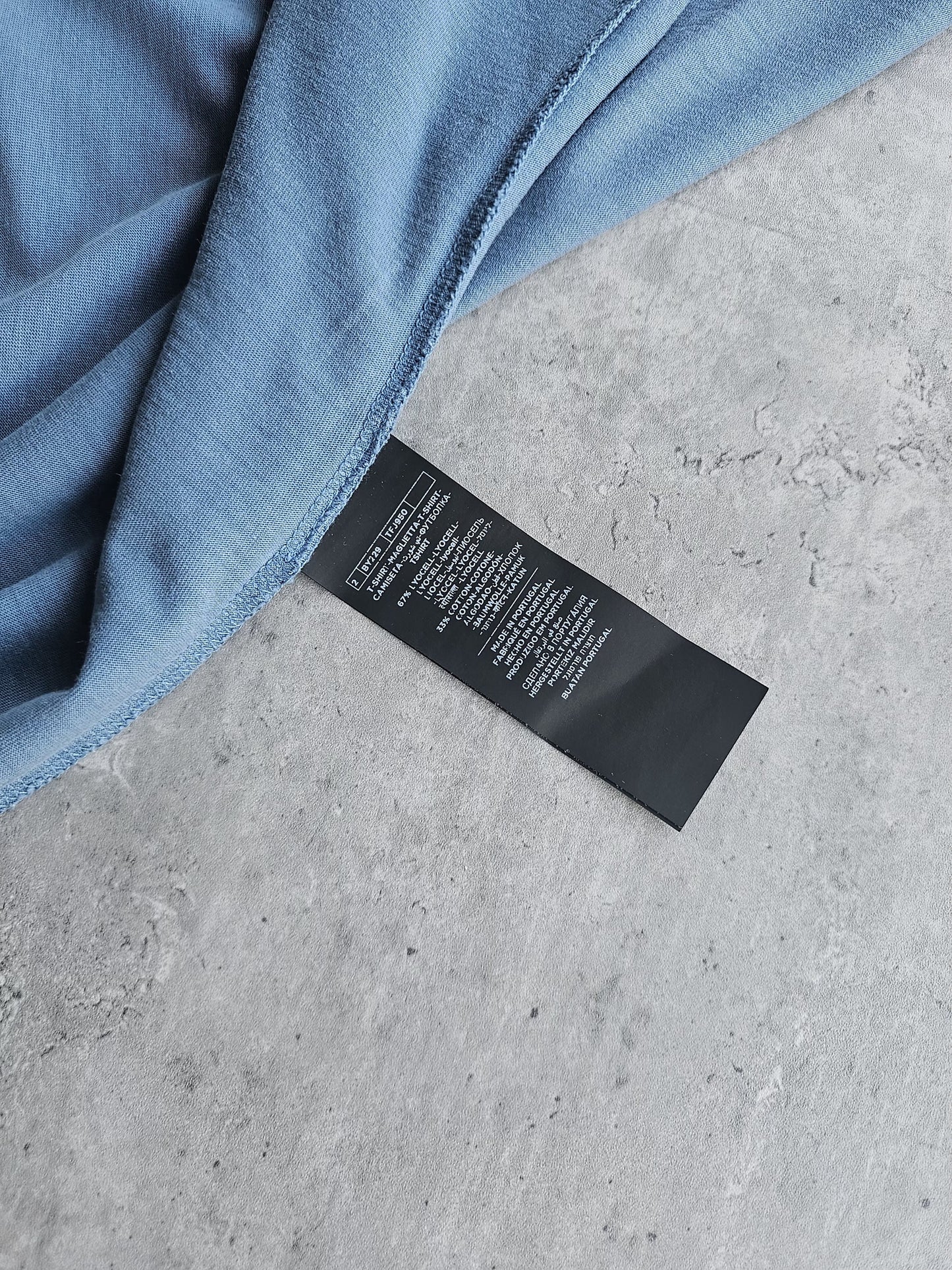 TOM FORD Lyocell and Cotton Blend Blue Jersey T-Shirt