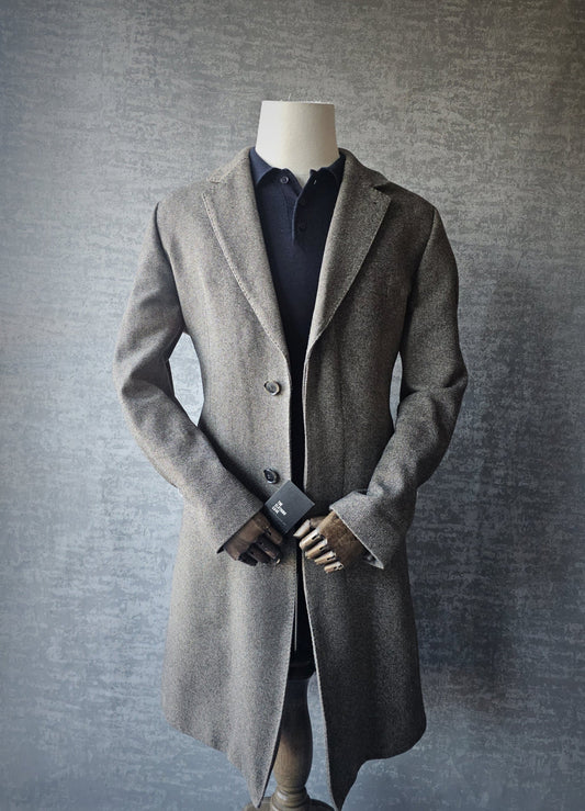 HUGO BOSS Viscose & wool Tailored Trench Coat