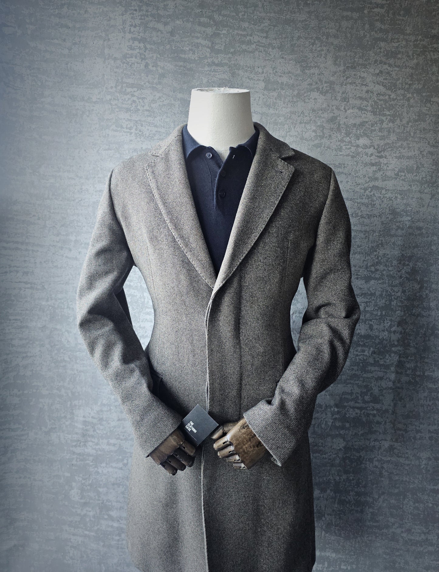 HUGO BOSS Viscose & wool Tailored Trench Coat