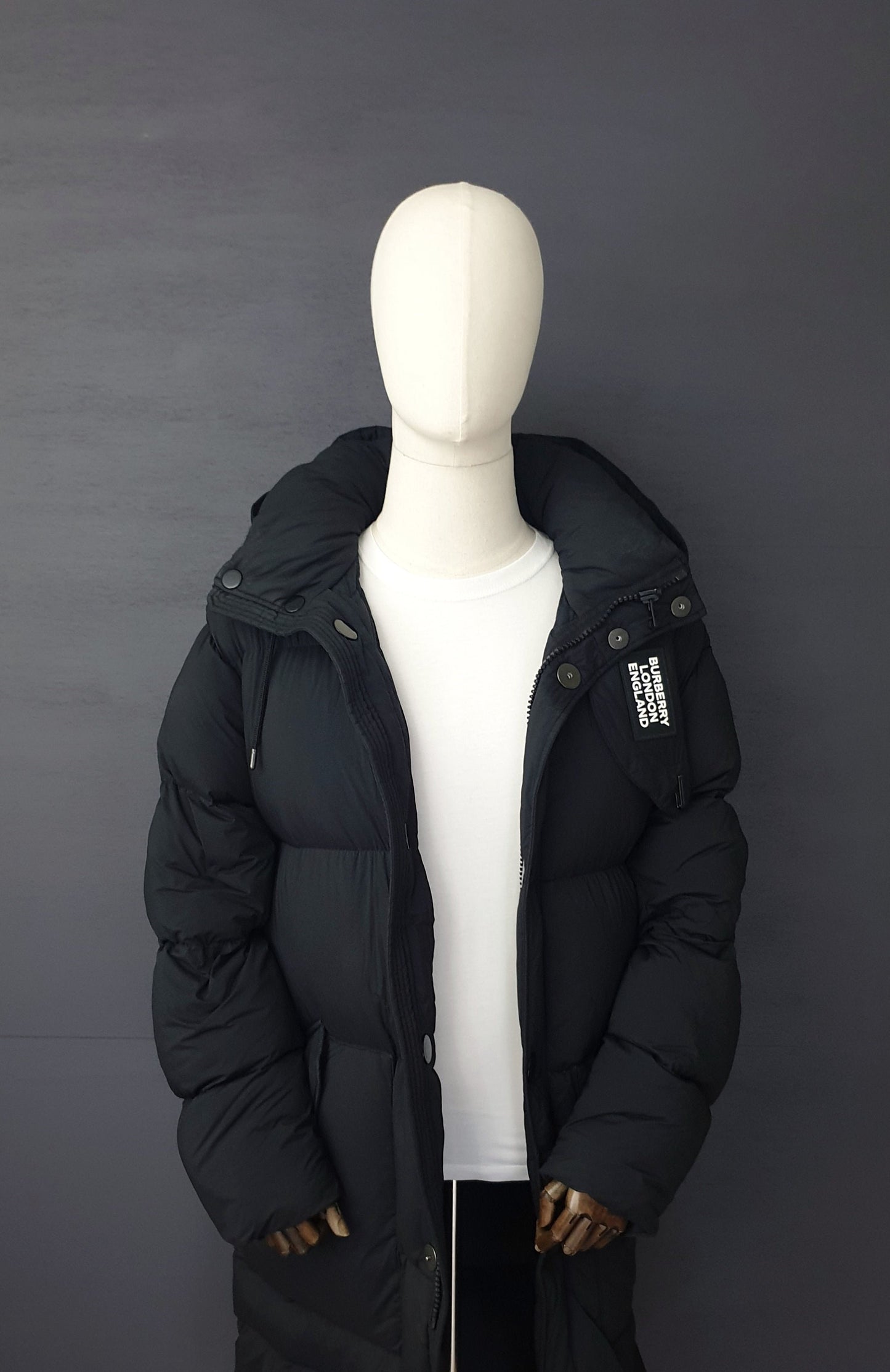 BURBERRY Lockwood Longline Puffer Jacket