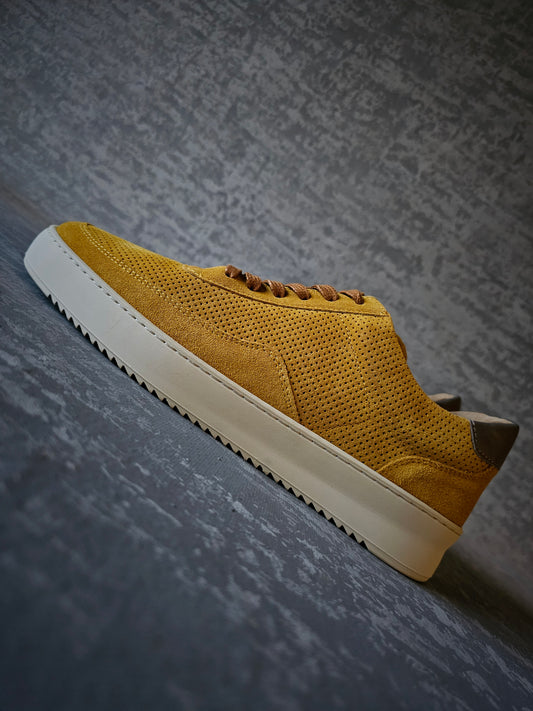 FILLING PIECES Mondo Perforated Suede Sneakers