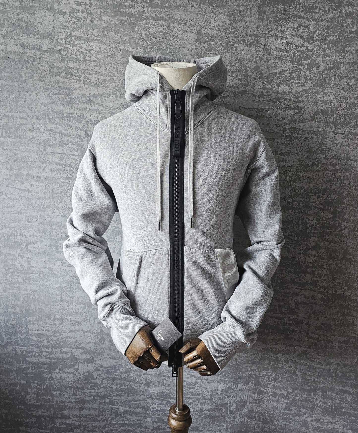 TOM FORD Oversized Fleece-Back Cotton Jersey Zipped Hoodie