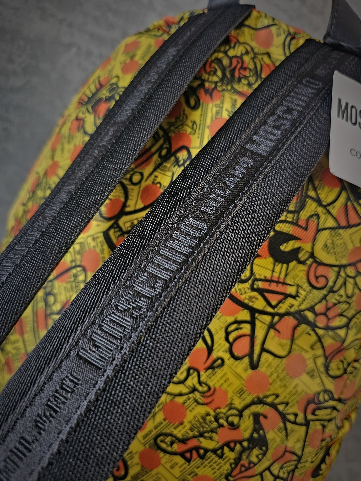 MOSCHINO COUTURE Cartoon Logo Backpack