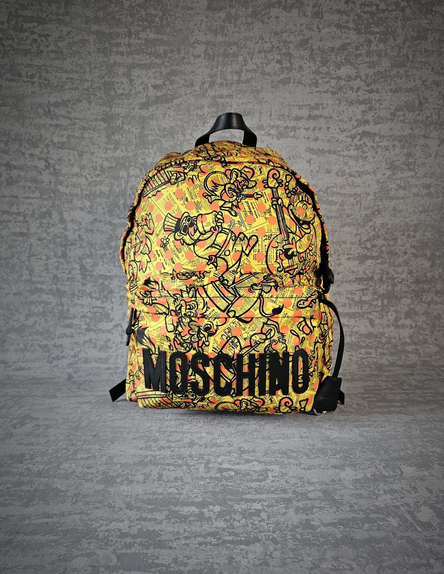 MOSCHINO COUTURE Cartoon Logo Backpack