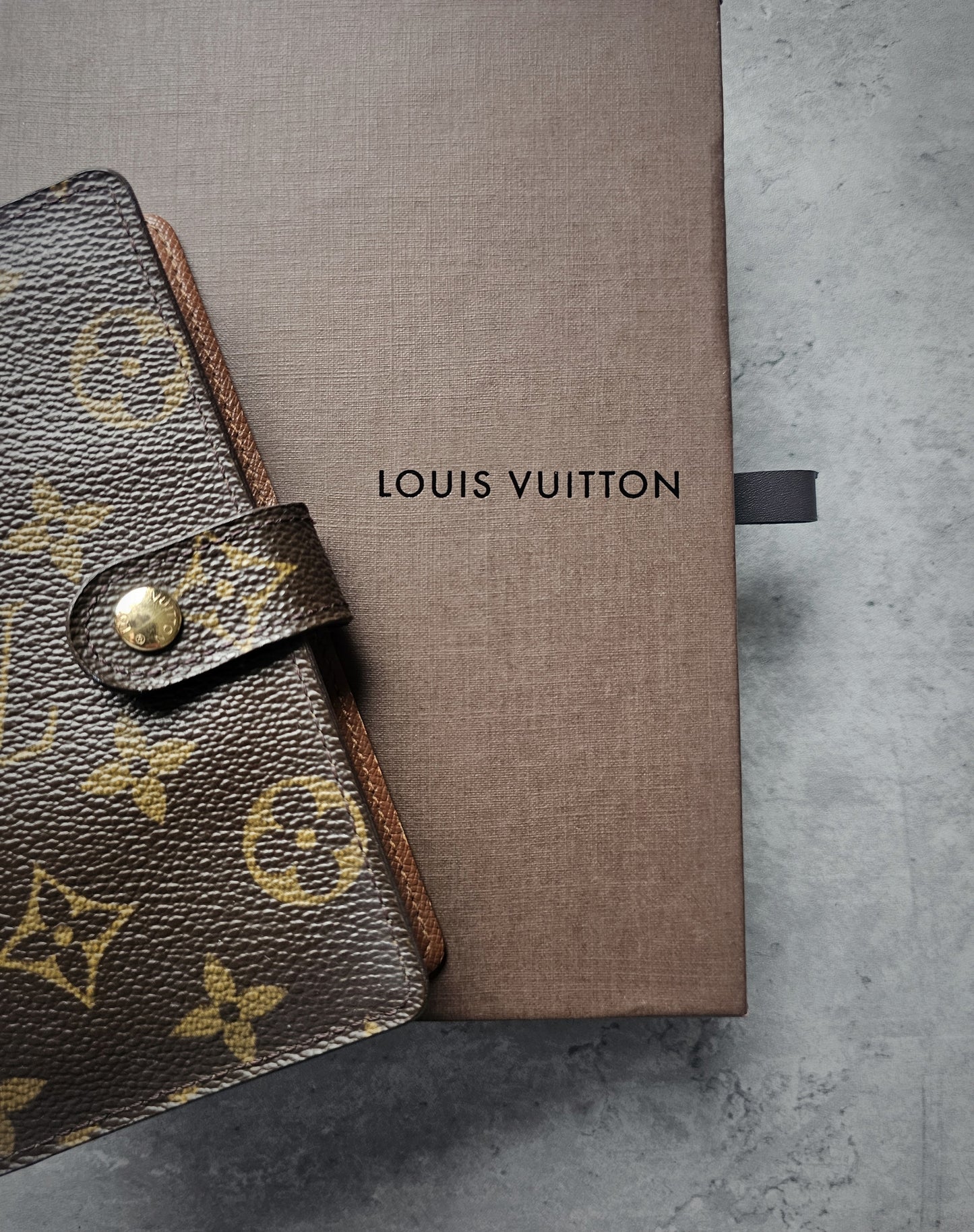 LOUIS VUITTON Monogram Small Ring Agenda Cover Planner
