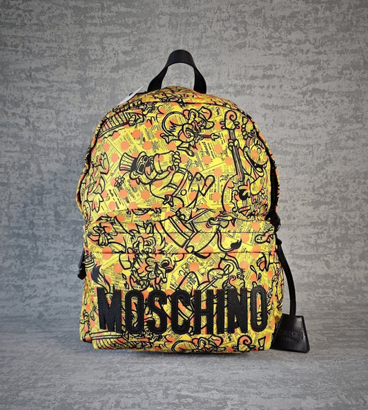 MOSCHINO COUTURE Cartoon Logo Backpack