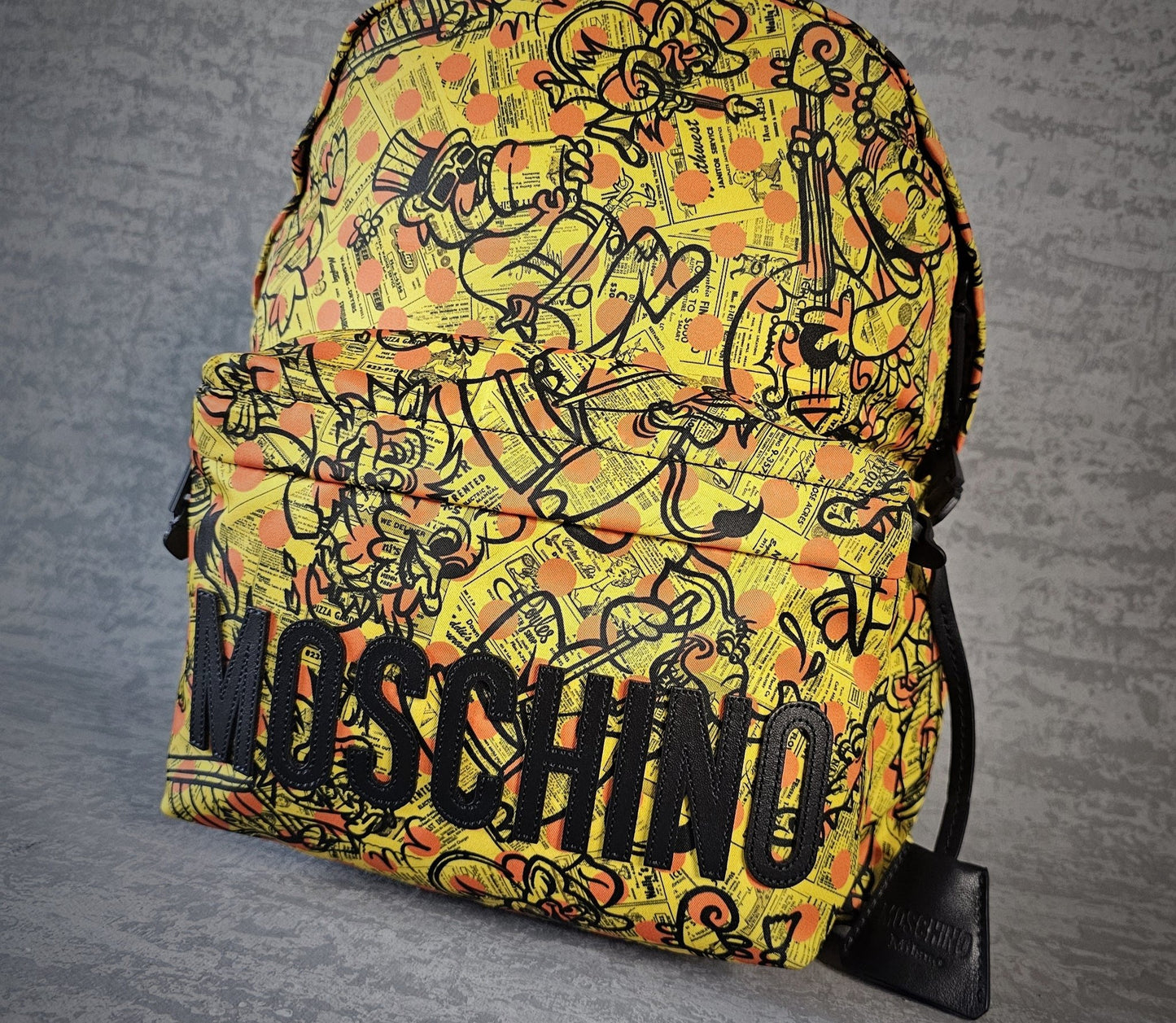 MOSCHINO COUTURE Cartoon Logo Backpack