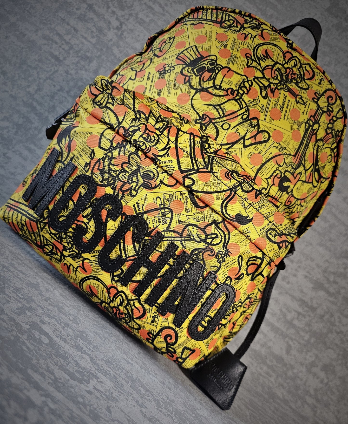 MOSCHINO COUTURE Cartoon Logo Backpack