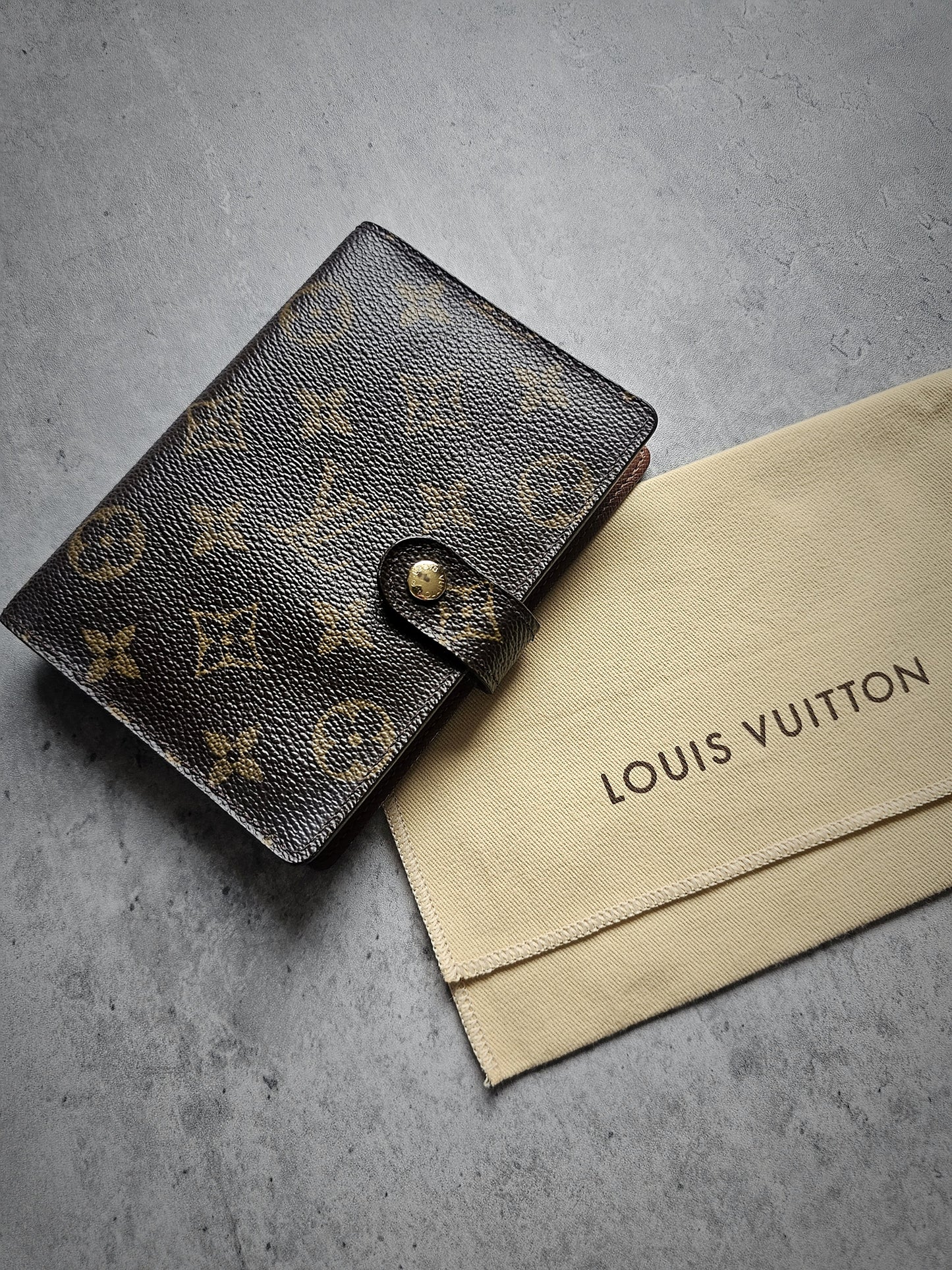LOUIS VUITTON Monogram Small Ring Agenda Cover Planner