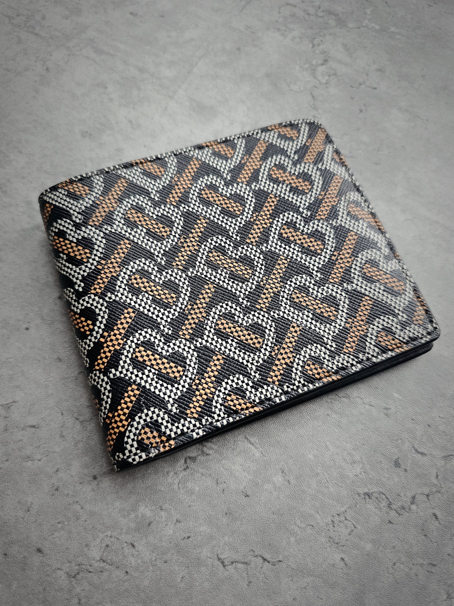 BURBERRY Monogram-Print Bi-Fold Wallet