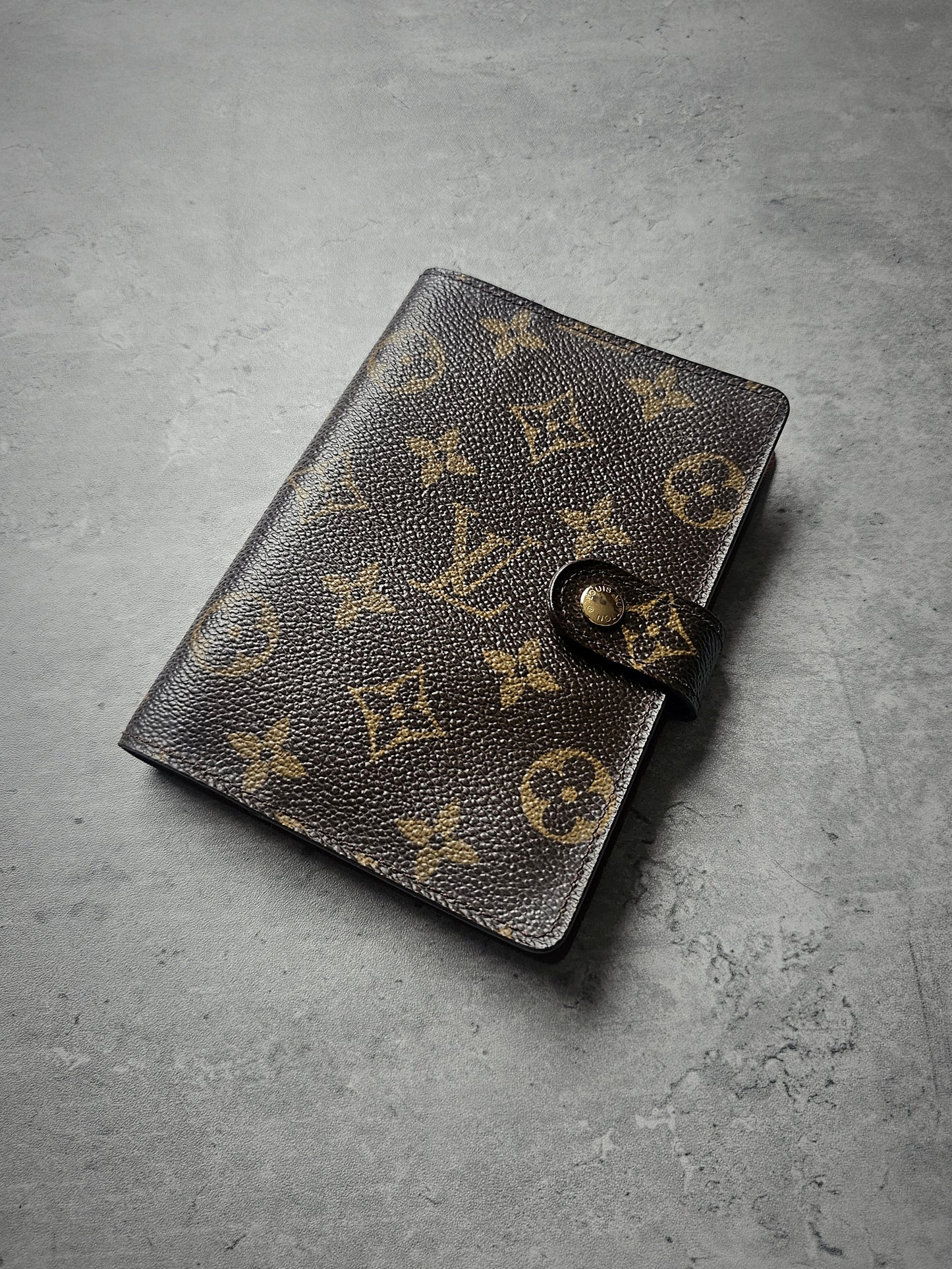 LOUIS VUITTON Monogram Small Ring Agenda Cover Planner