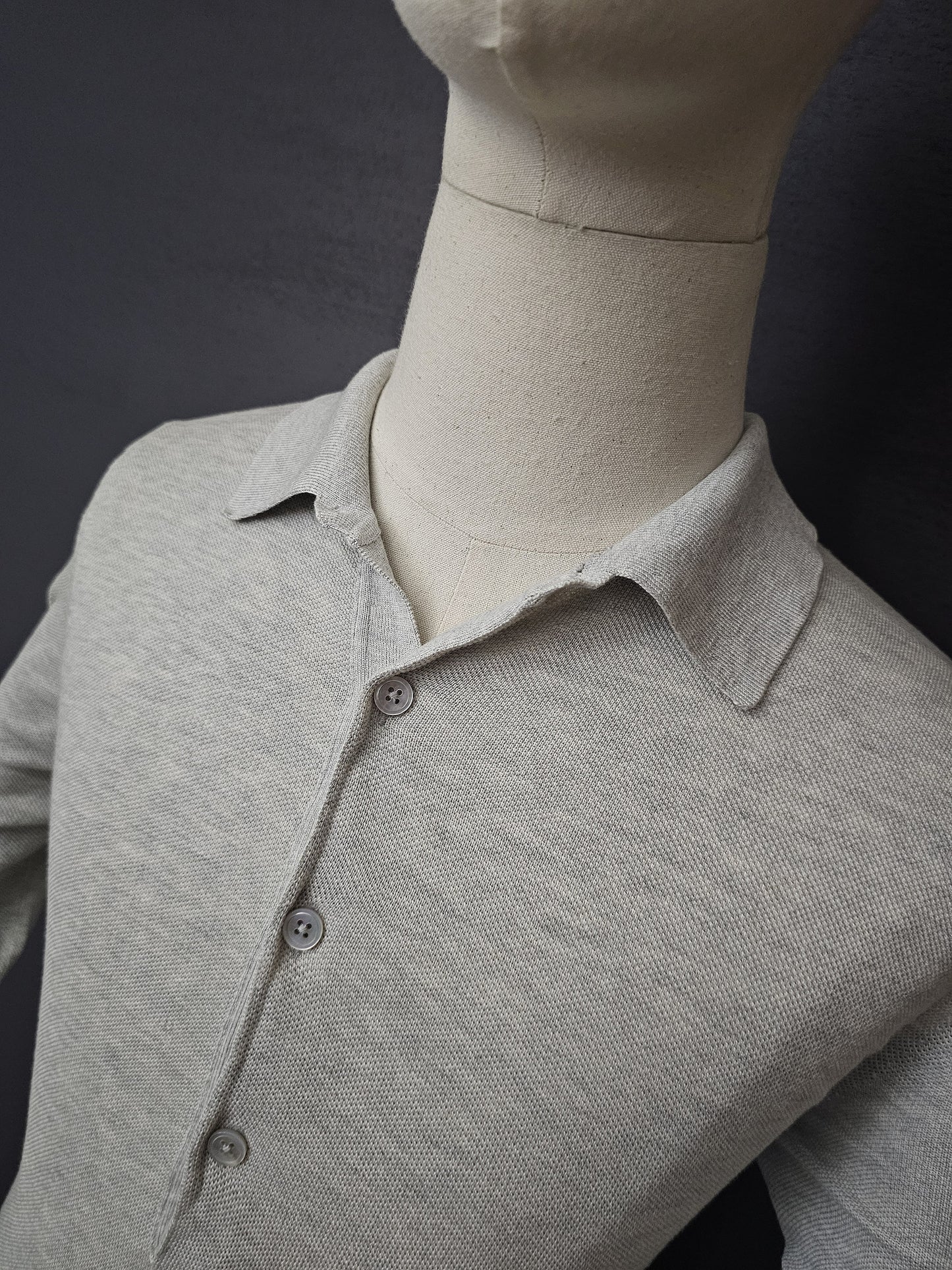 TOM FORD Slim-Fit Silk Cotton Long Sleeve Polo