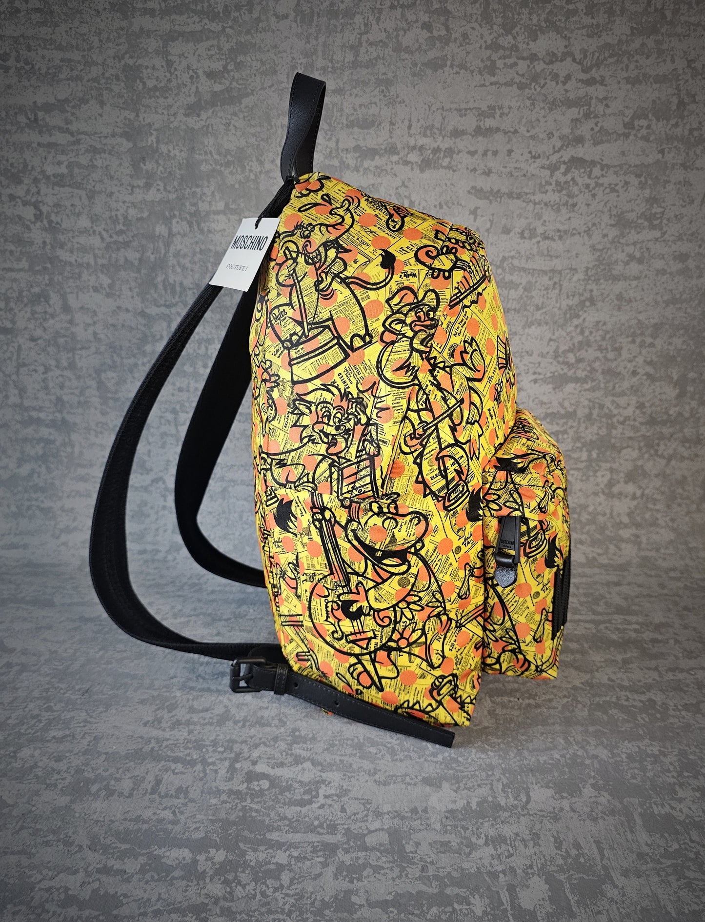 MOSCHINO COUTURE Cartoon Logo Backpack