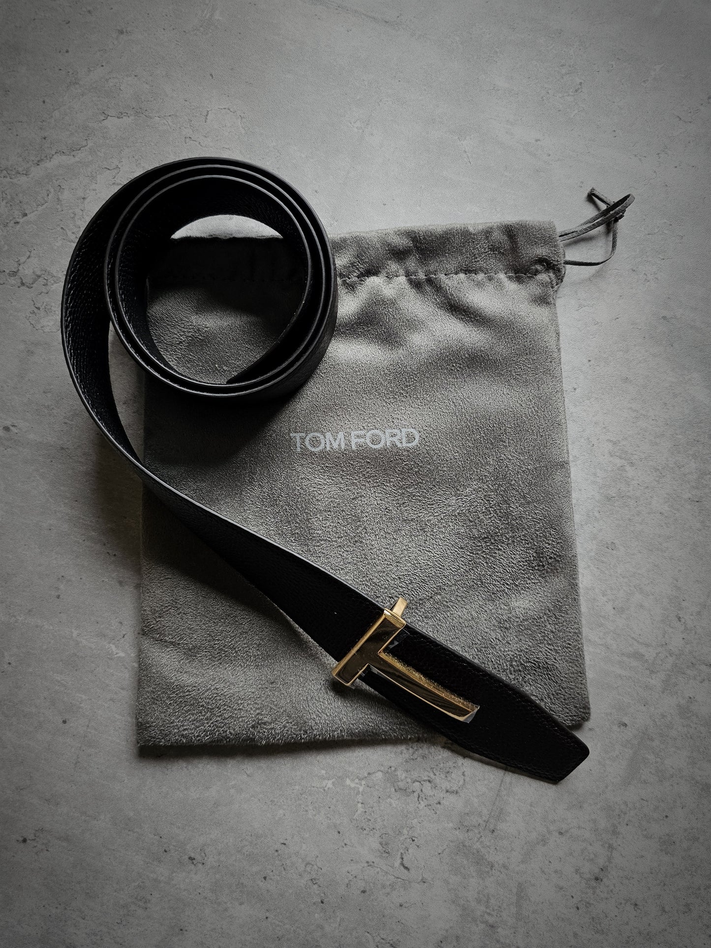 TOM FORD T Buckle Soft Grain Reversible 40mm Belt in Brown & Black *BRAND NEW*