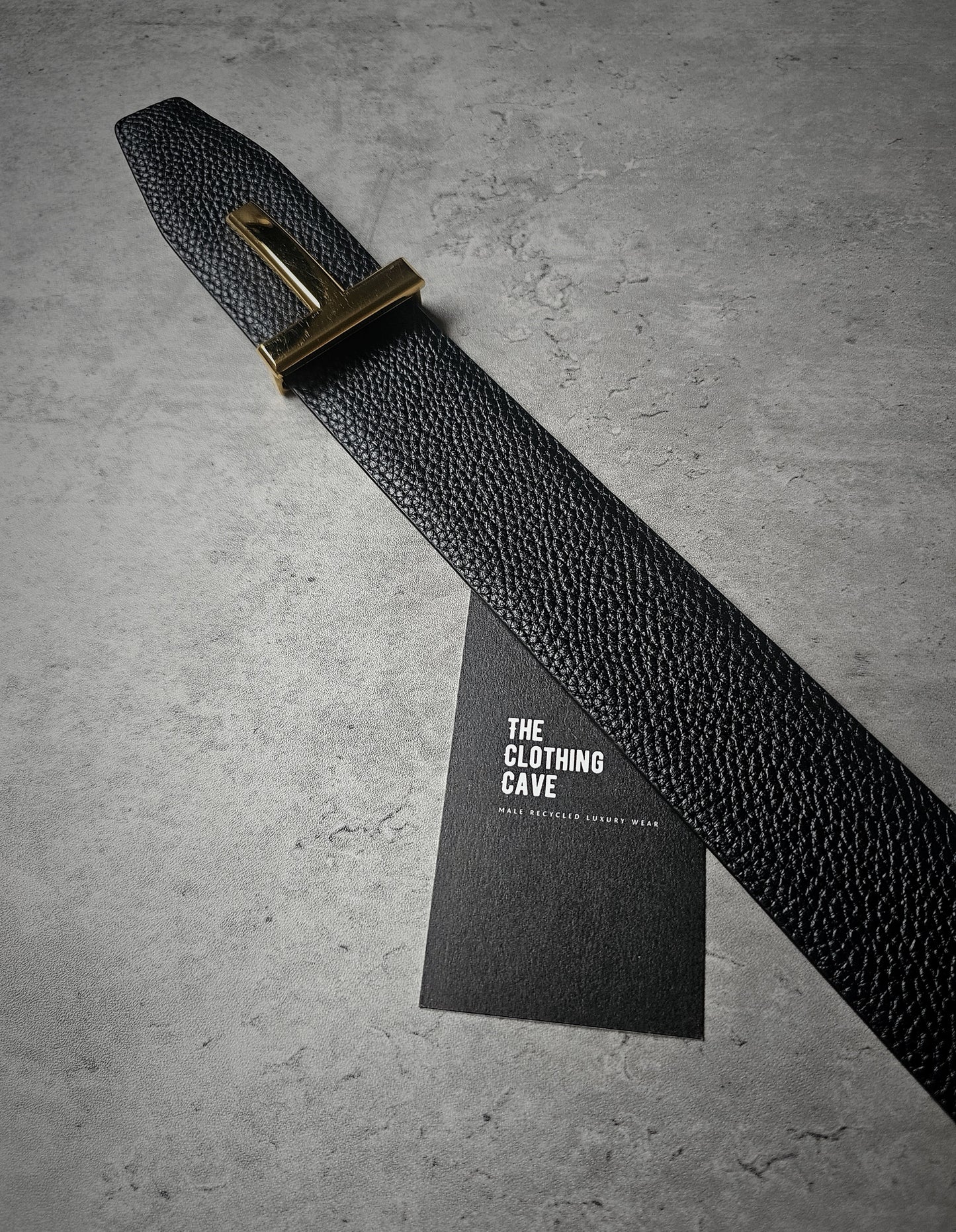 TOM FORD T Buckle Soft Grain Reversible 40mm Belt in Brown & Black