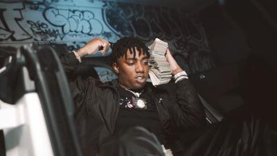 PALM ANGELS PALM Gothic Reflective Logo T-Shirt