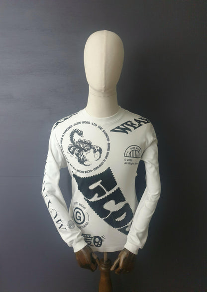 GCDS Mutation Print Long Sleeve T-Shirt