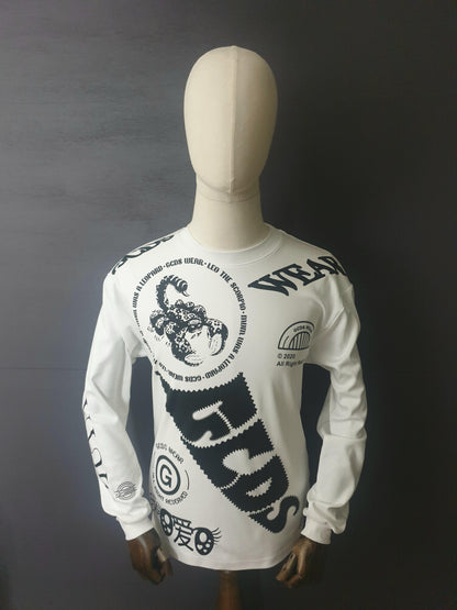 GCDS Mutation Print Long Sleeve T-Shirt