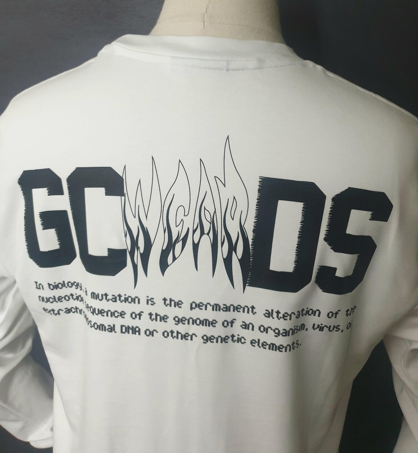 GCDS Mutation Print Long Sleeve T-Shirt