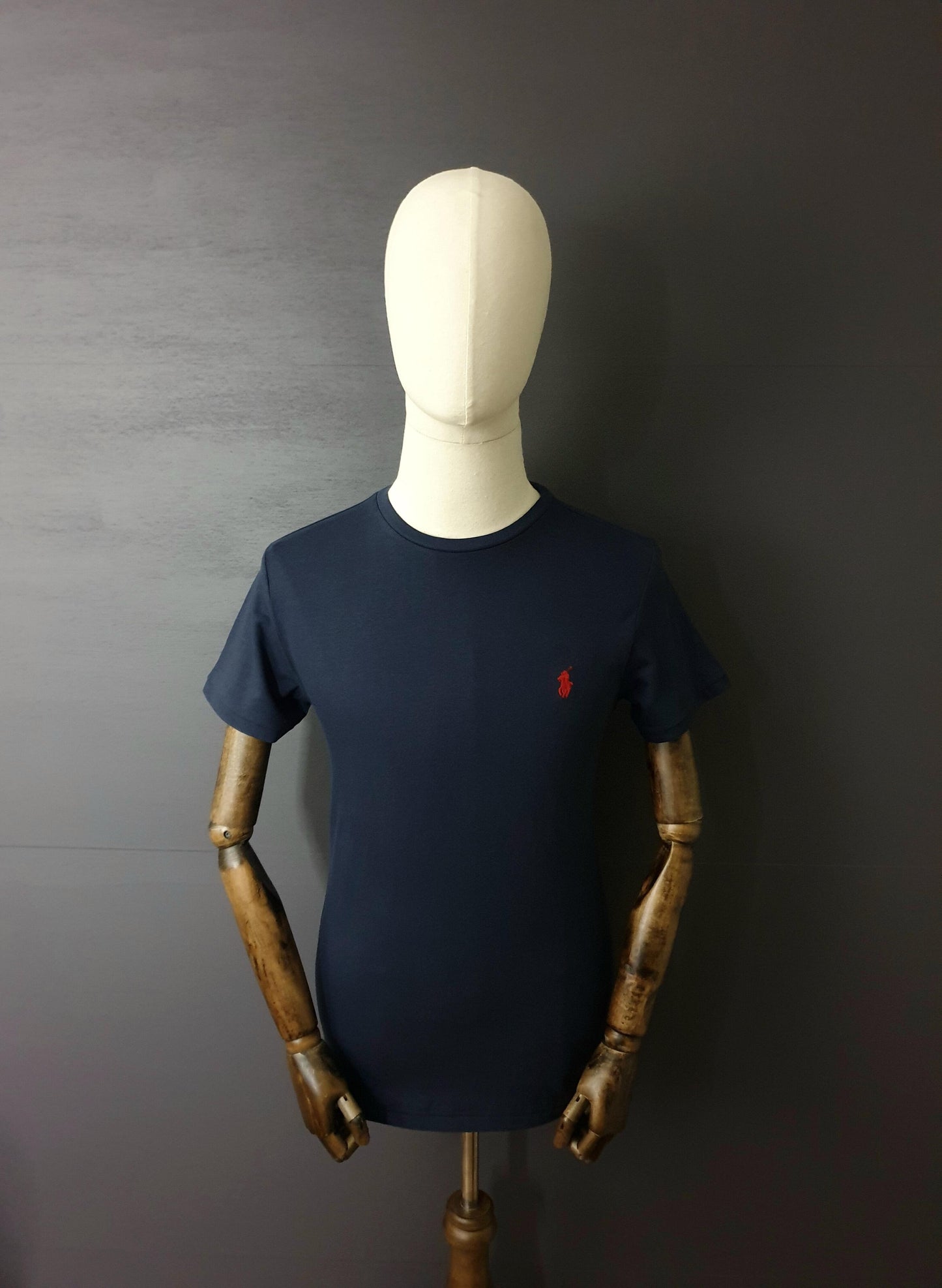 RALPH LAUREN Short Sleeve T-shirt in Ink Navy