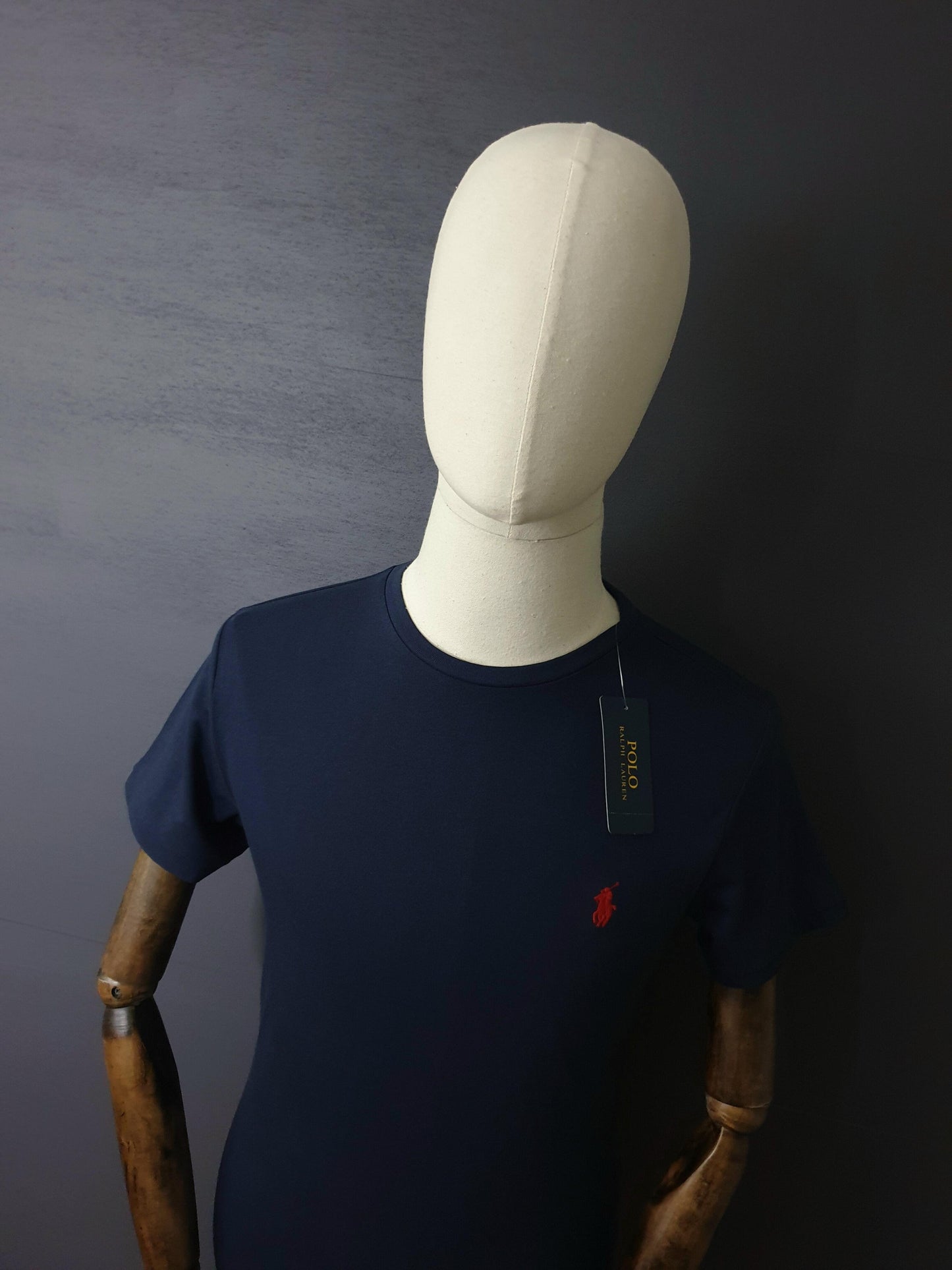 RALPH LAUREN Short Sleeve T-shirt in Ink Navy