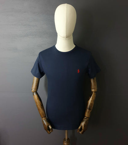 RALPH LAUREN Short Sleeve T-shirt in Ink Navy