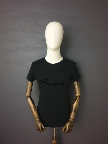 BALMAIN Exclusive Signature Logo T-Shirt