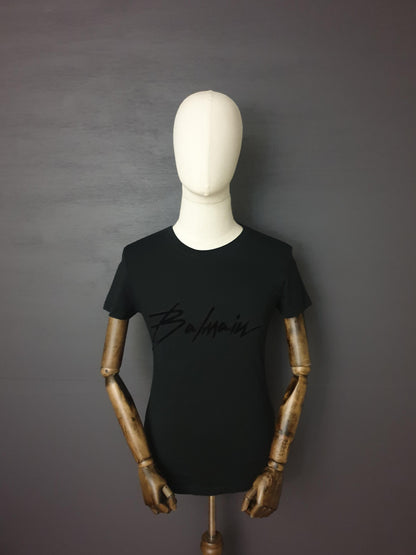 BALMAIN Exclusive Signature Logo T-Shirt