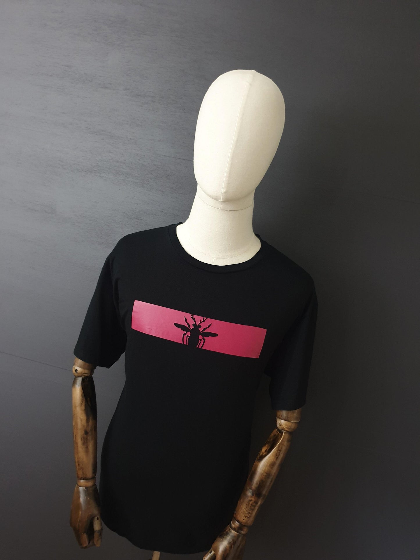DIOR Pink Bee Print T-Shirt
