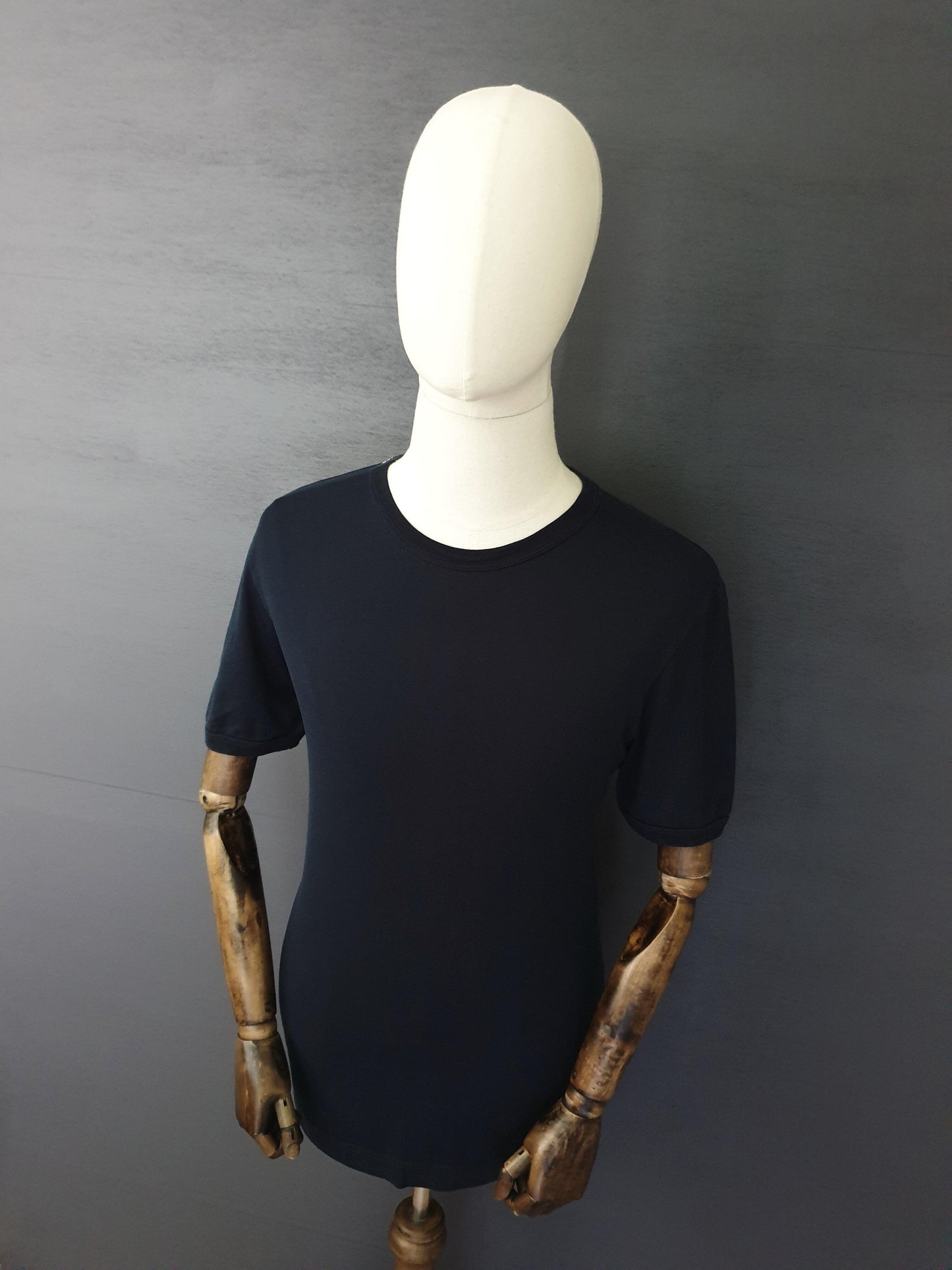 DOLCE & GABBANA Cotton Navy T-Shirt
