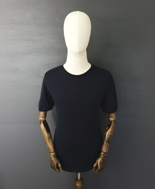 DOLCE & GABBANA Cotton Navy T-Shirt