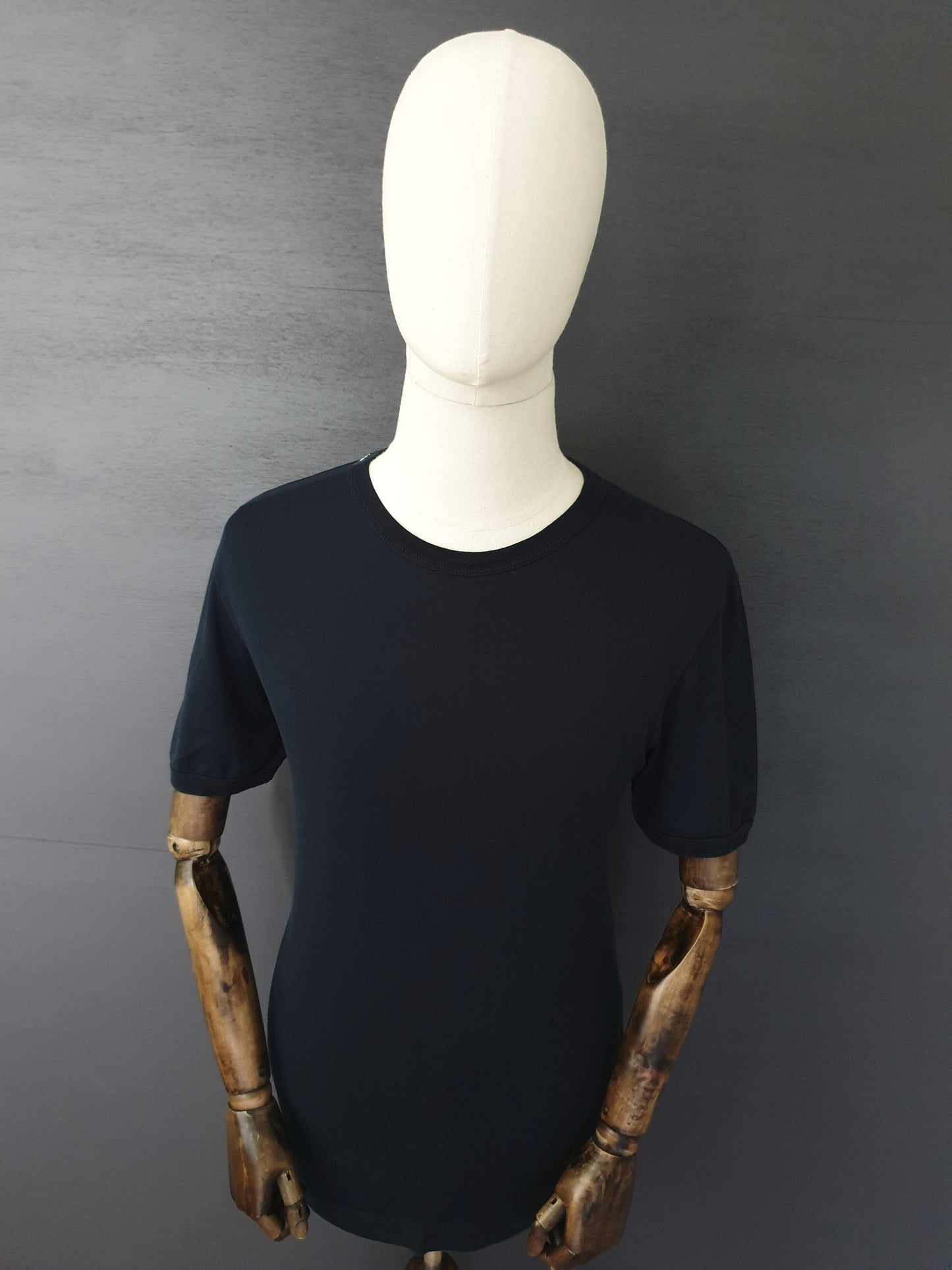 DOLCE & GABBANA Cotton Navy T-Shirt
