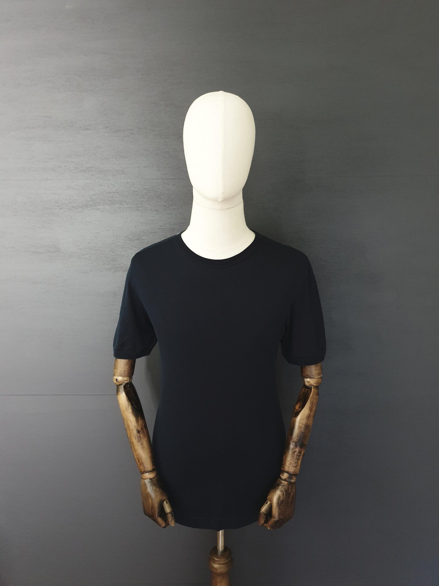 DOLCE & GABBANA Cotton Navy T-Shirt