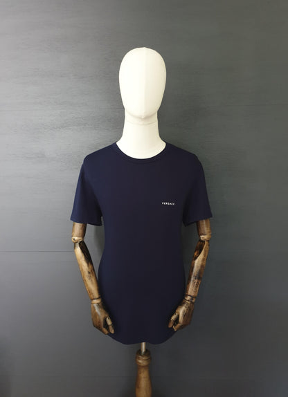 VERSACE Essentials Logo Navy T-Shirt