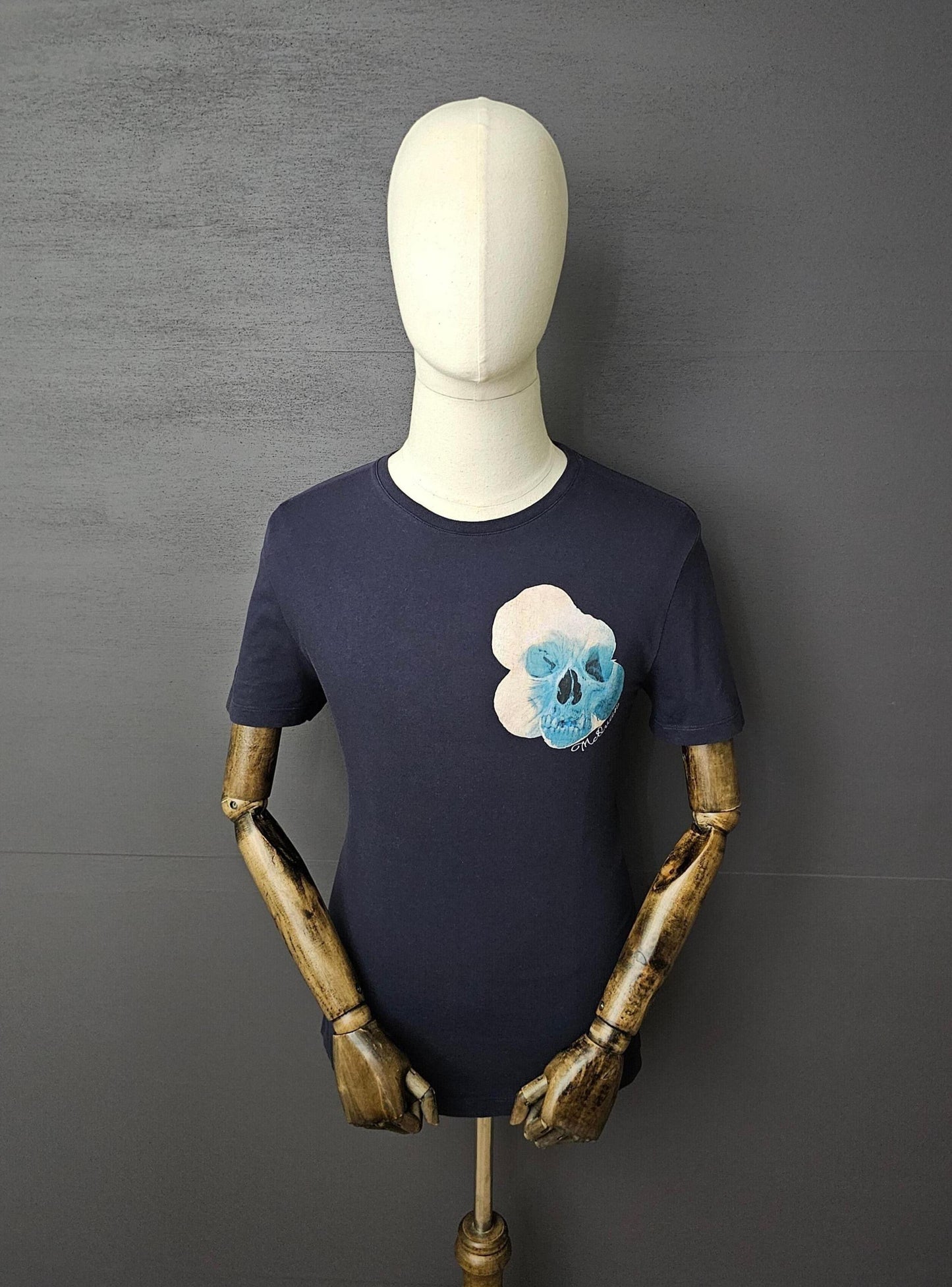 ALEXANDER MCQUEEN Cotton Skull Print T-Shirt