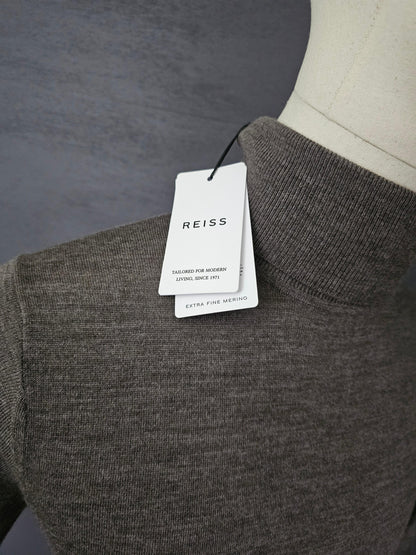 REISS Caine Wool Roll Neck Jumper