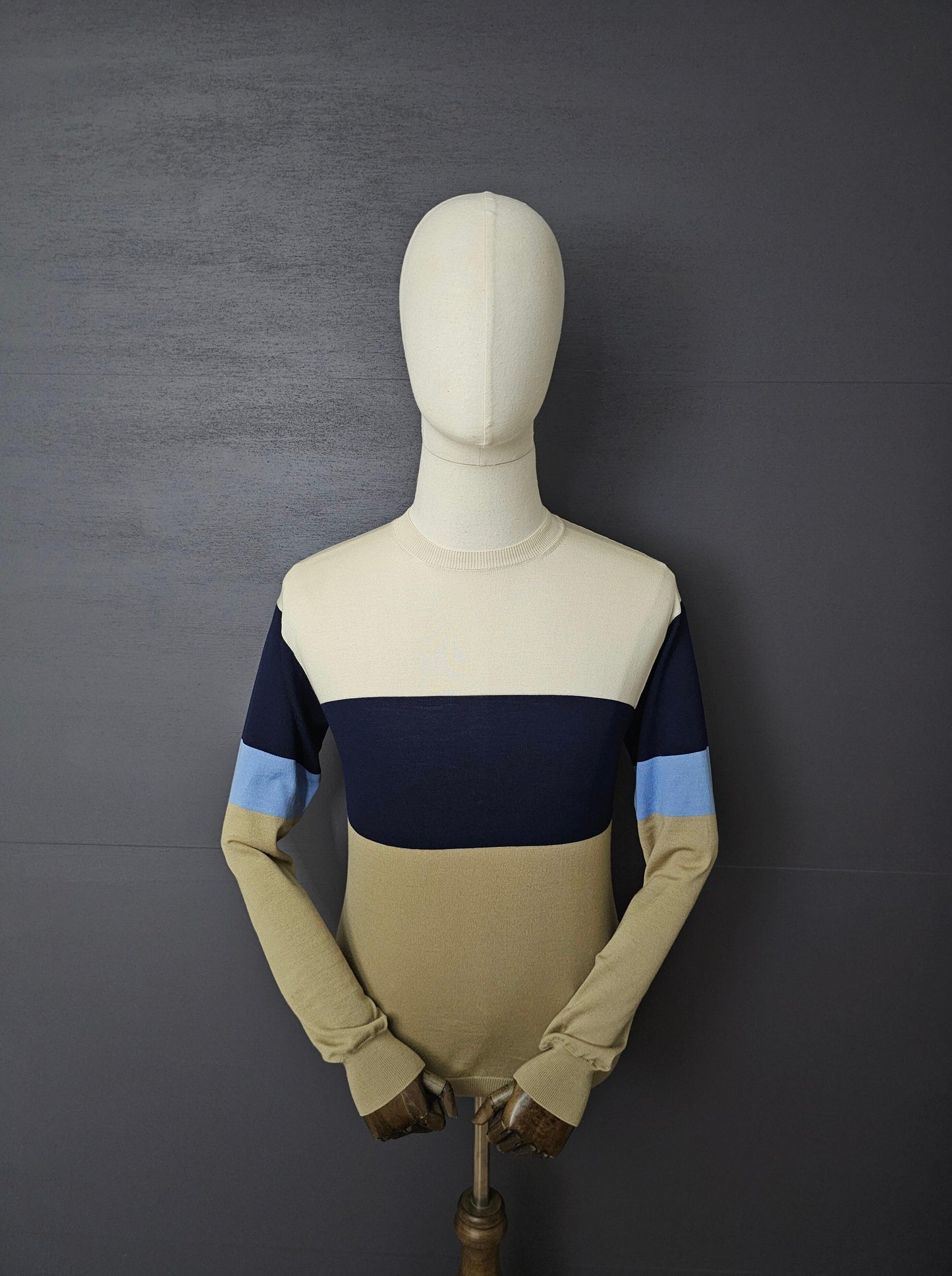 PRADA Super Fine Wool Striped Sweater
