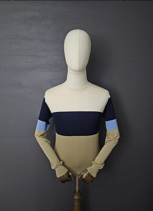 PRADA Super Fine Wool Striped Sweater