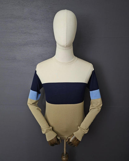 PRADA Super Fine Wool Striped Sweater