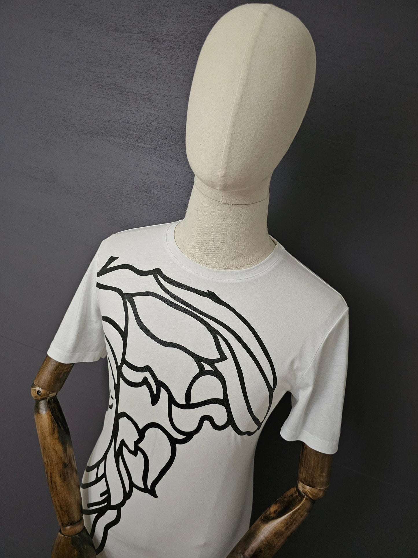 VERSACE Collection Enlarged Metallic Medusa T-Shirt