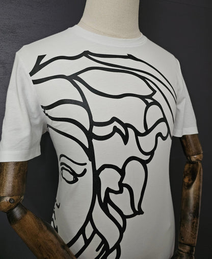 VERSACE Collection Enlarged Metallic Medusa T-Shirt