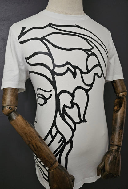 VERSACE Collection Enlarged Metallic Medusa T-Shirt